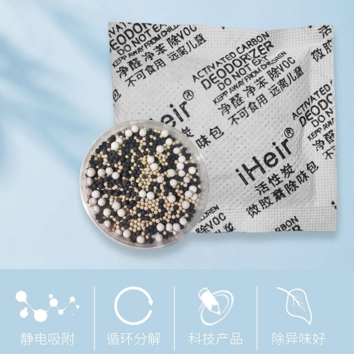 CW 微胶囊除味包_去除甲醛、苯、TVOC、VOC 等有害气体及各类异味