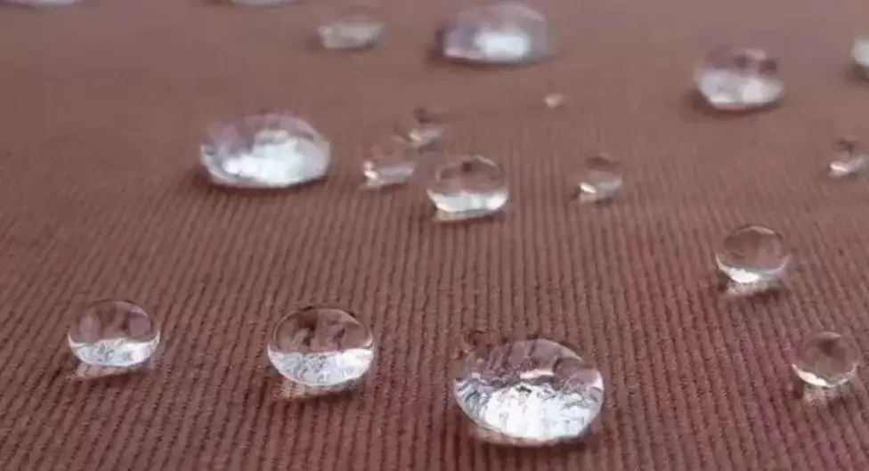 户外面料防泼水原理：防水剂拒水荷叶效应